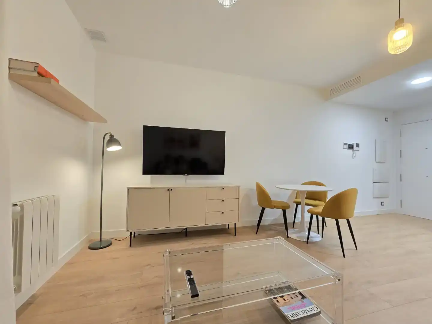 Sala d'estar de Pis de lloguer en Badajoz Capital amb Aire condicionat