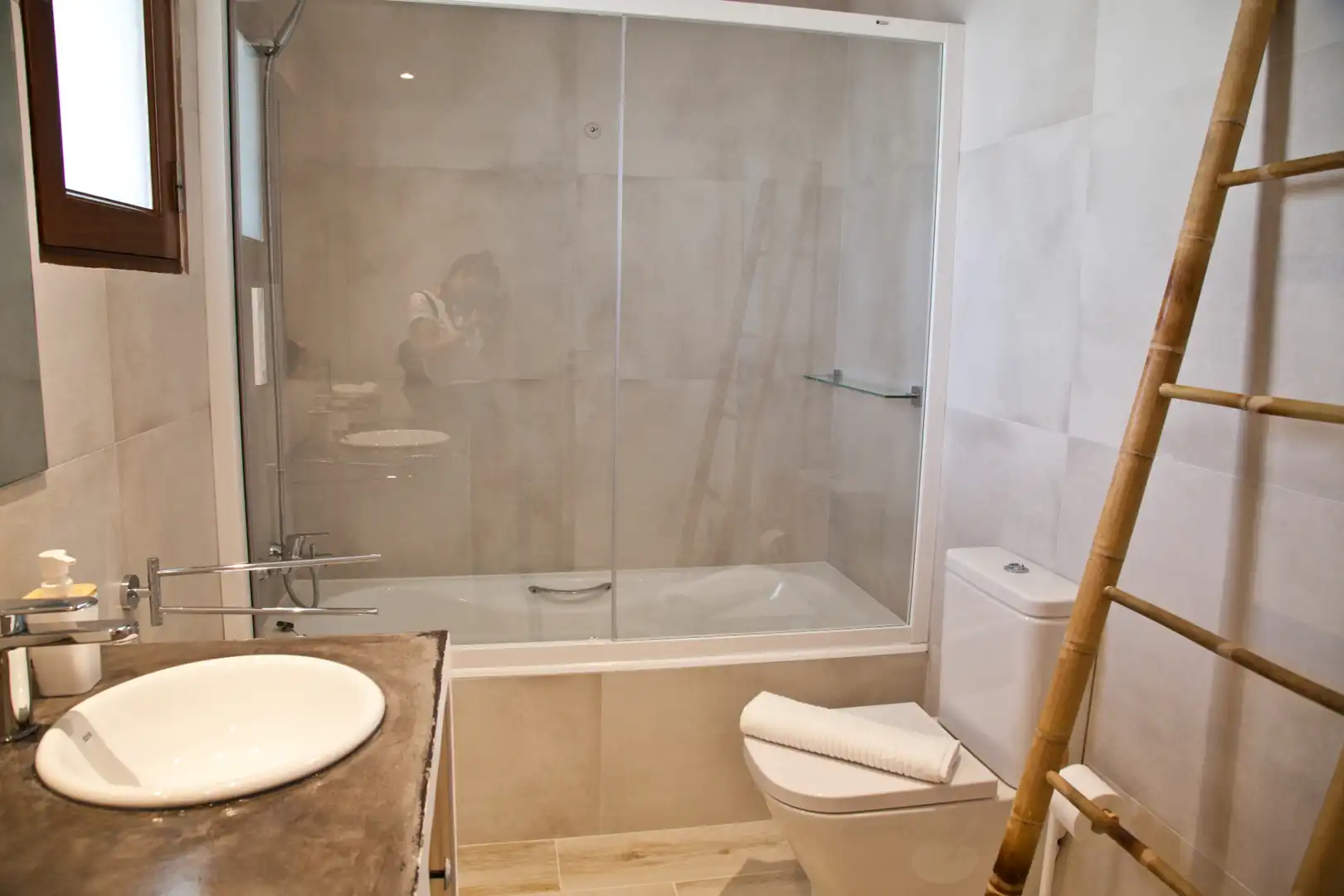 Baño de Casa adosada en venta en  Palma de Mallorca con Aire acondicionado, Calefacción y Jardín privado