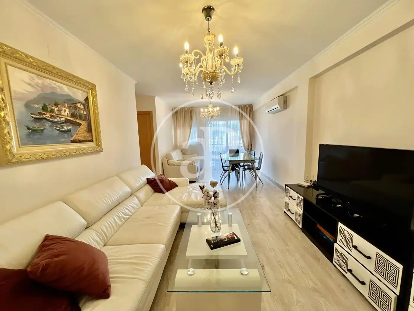 Sala de estar de Piso en venta en L'Alfàs del Pi con Aire acondicionado, Calefacción y Terraza