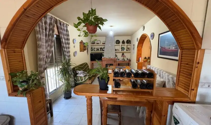 Cuina de Casa o xalet en venda en Níjar amb Jardí privat, Terrassa i Piscina