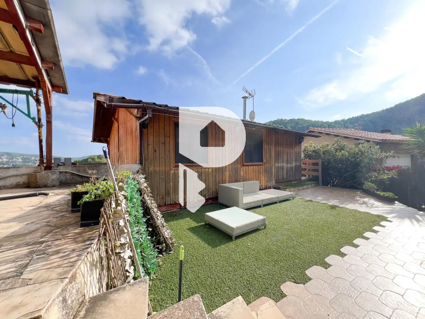 Jardín de Casa o chalet en venta en Vallirana con Aire acondicionado, Calefacción y Jardín privado