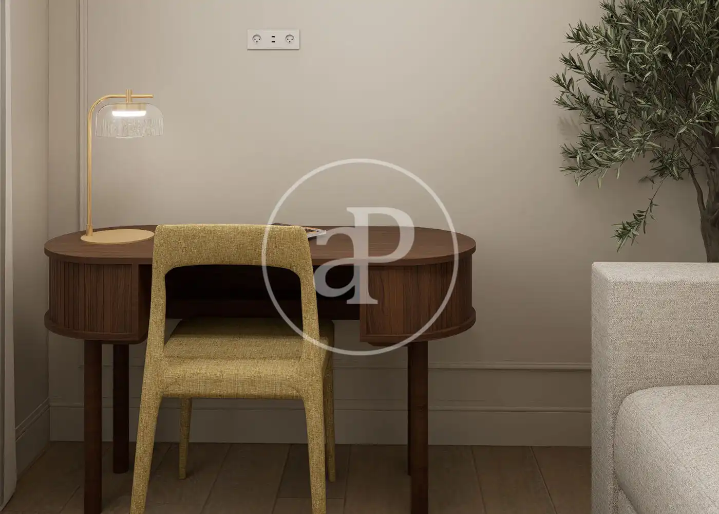 Bedroom of Flat for sale in Madrid  with Air Conditioner, Heating and Furnished