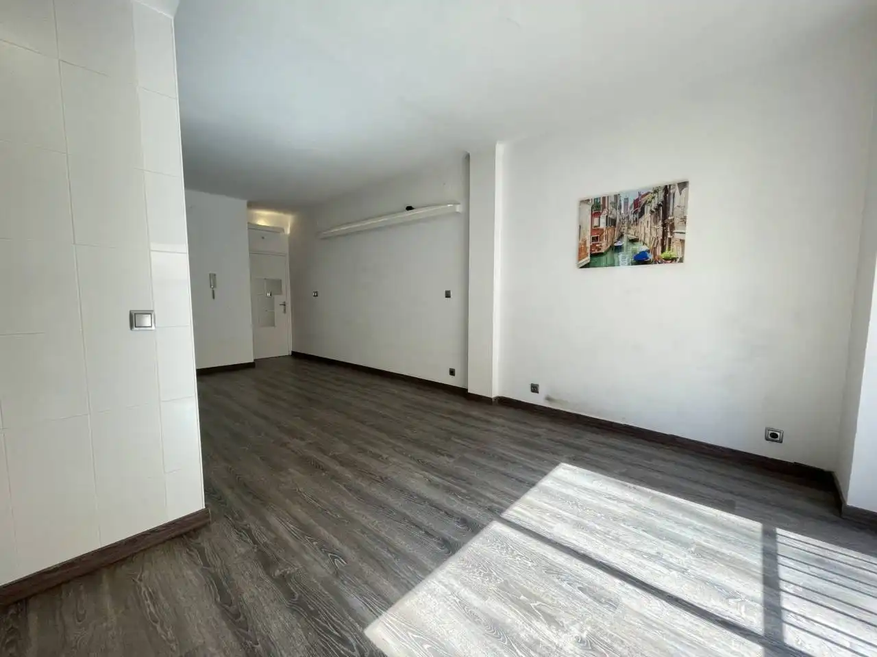 Living room of Flat for rent in Barcelona  with Parquet flooring