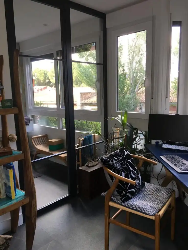 Balcony of Flat for rent in Madrid  with Air Conditioner, Heating and Terrace