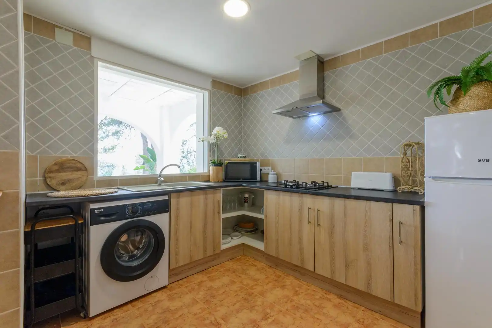Cocina de Casa o chalet en venta en Gandia con Jardín privado, Terraza y Piscina