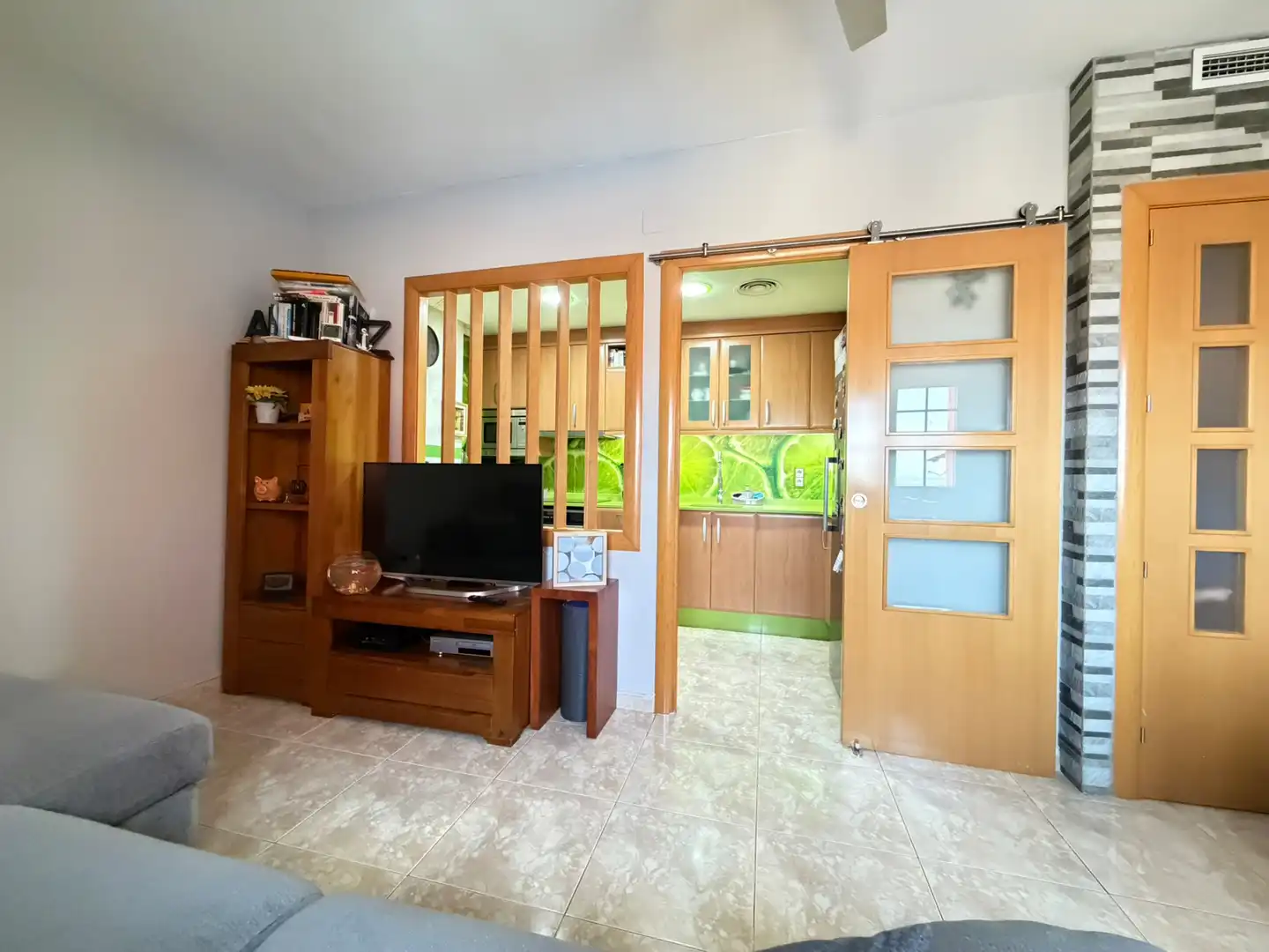 Sala d'estar de Casa o xalet en venda en Caspe amb Aire condicionat, Calefacció i Terrassa