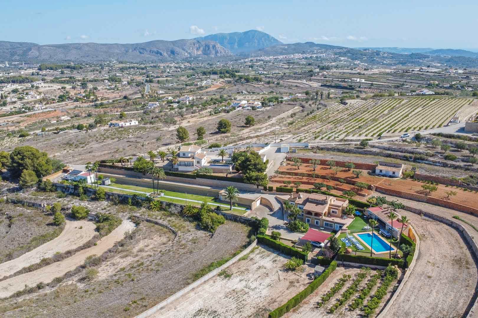 Exterior view of Country house for sale in Benissa  with Air Conditioner, Heating and Private garden