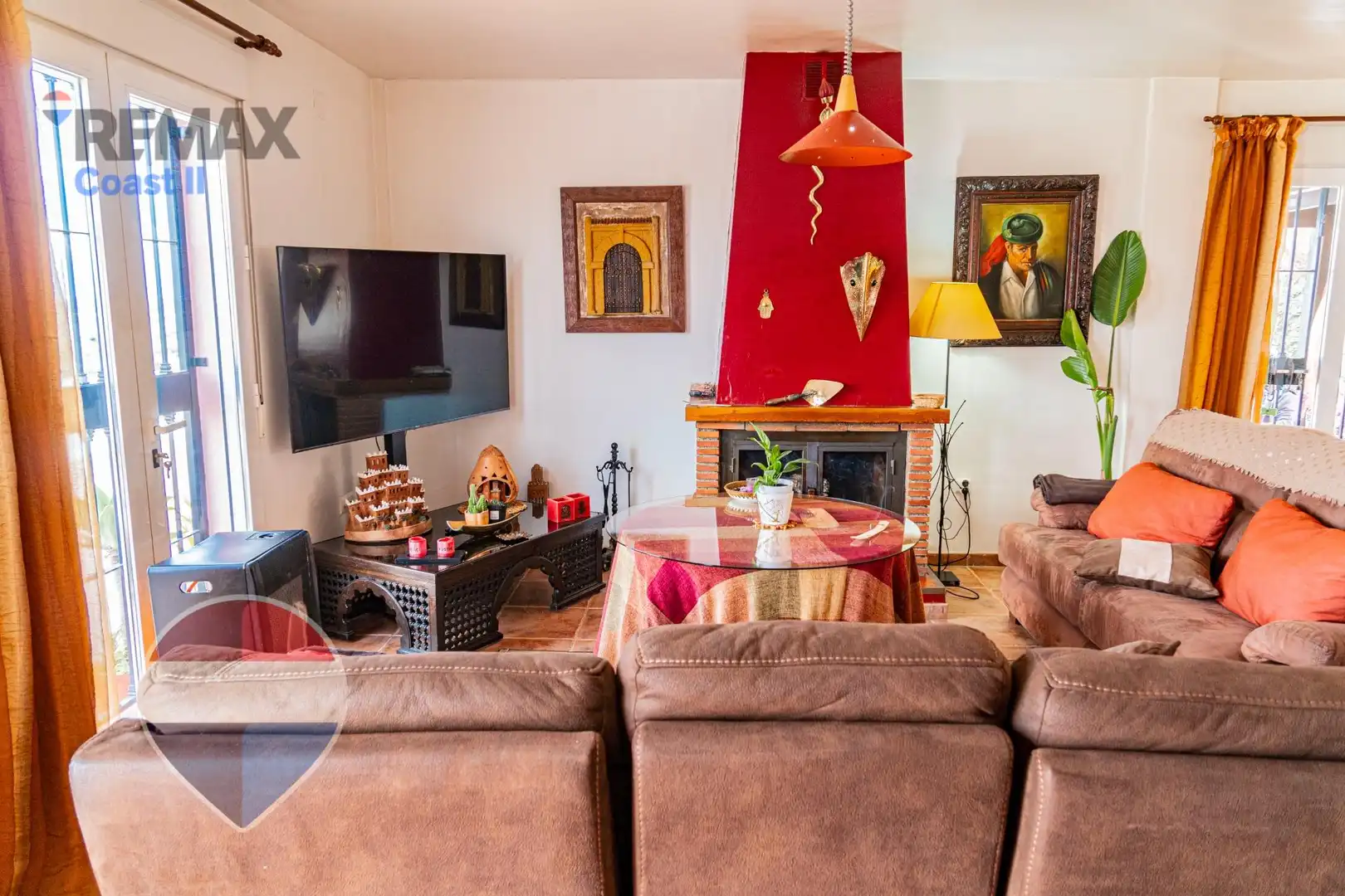 Sala de estar de Casa o chalet en venta en Moraleda de Zafayona con Aire acondicionado, Calefacción y Jardín privado