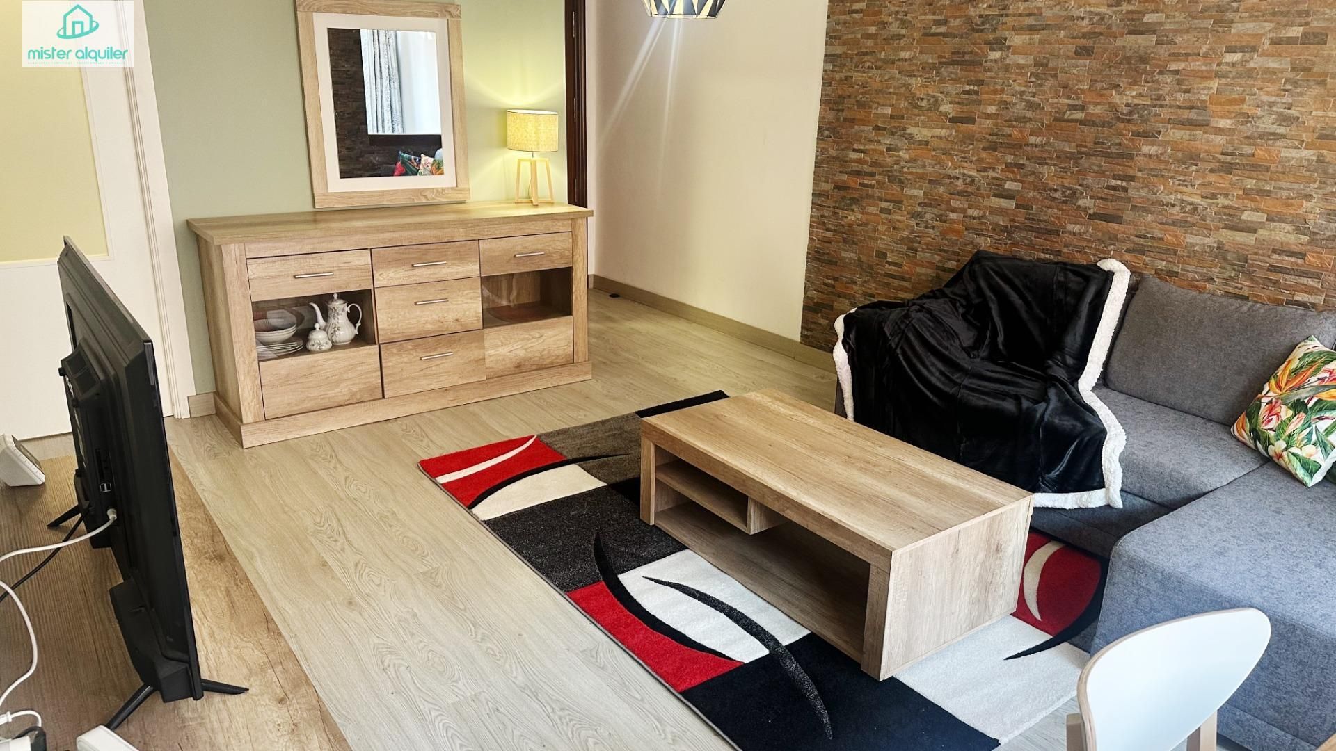 Living room of Apartments for rent in Alicante / Alacant  with Air Conditioner, Furnished and Alarm