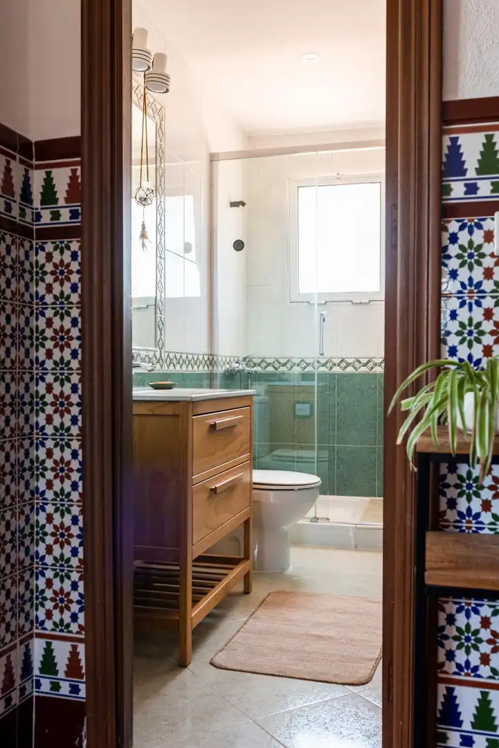 Baño de Finca rústica en venta en Lepe con Calefacción, Jardín privado y Terraza