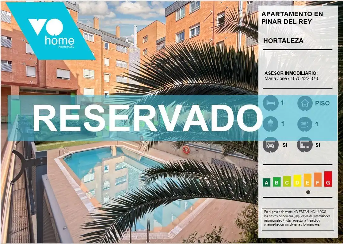 Außenansicht von Wohnung zum Verkauf in Madrid mit Heizung, Abstellraum und Schwimmbad