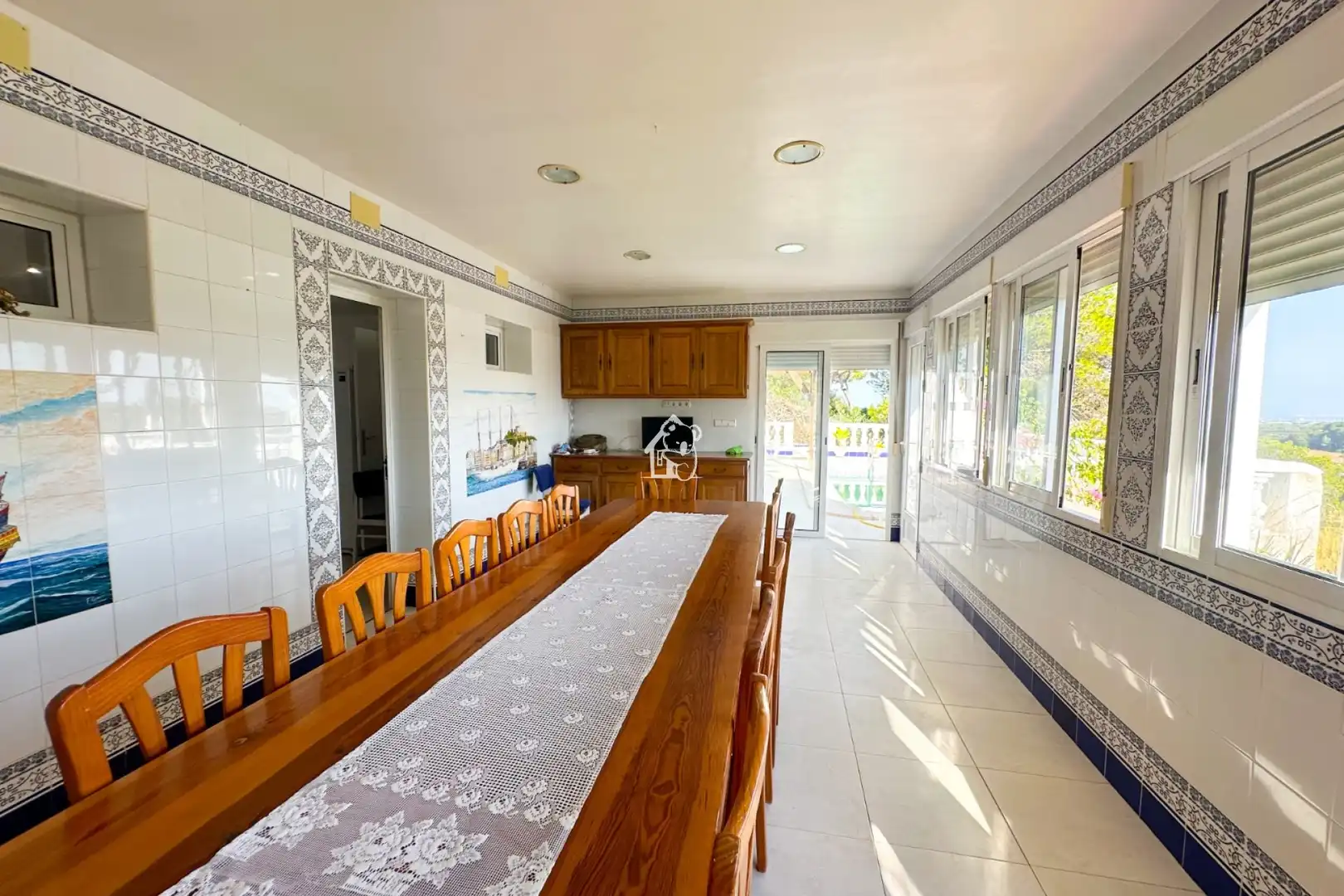 Küche von Country house zur Miete in Pilar de la Horadada mit Privatgarten, Terrasse und Abstellraum