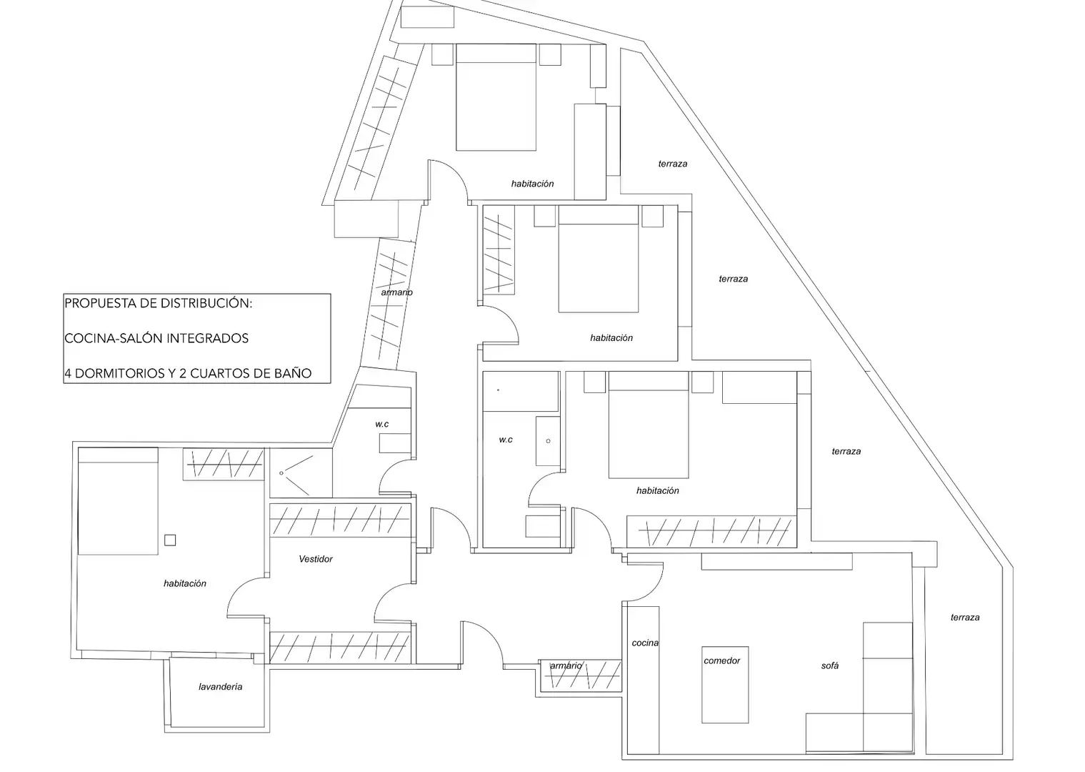 Flat with lift for sale in Rúa Travesía de Vigo, imagen 2