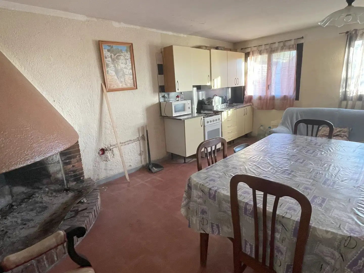 Cocina de Finca rústica en venta en Quart con Calefacción, Jardín privado y Parquet