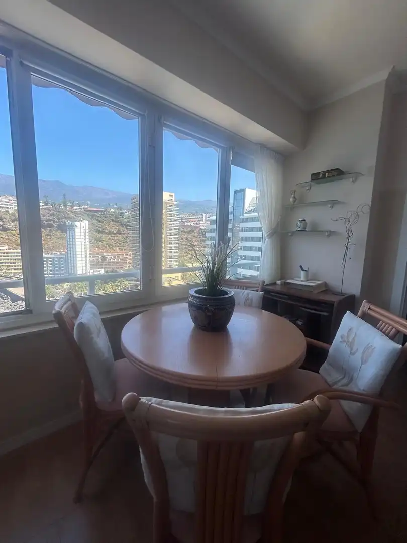 Menjador de Apartament en venda en Puerto de la Cruz amb Moblat i Piscina comunitària