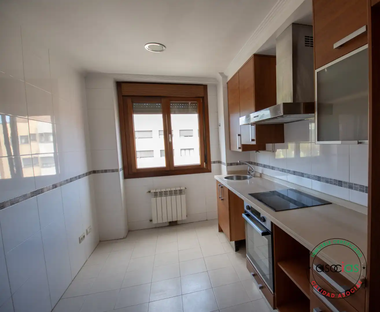 Kitchen of Flat for sale in Gijón   with Heating, Private garden and Parquet flooring