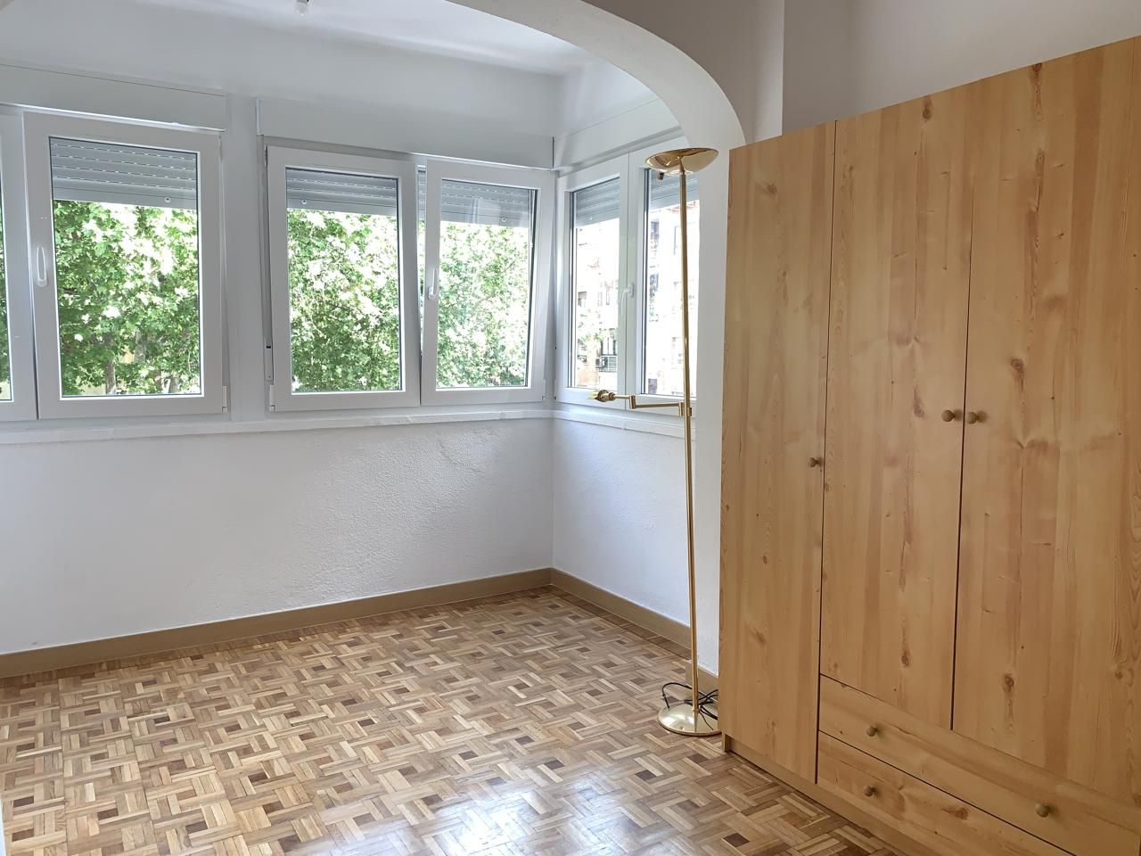 Bedroom of Flat to rent in  Madrid Capital  with Heating and Furnished