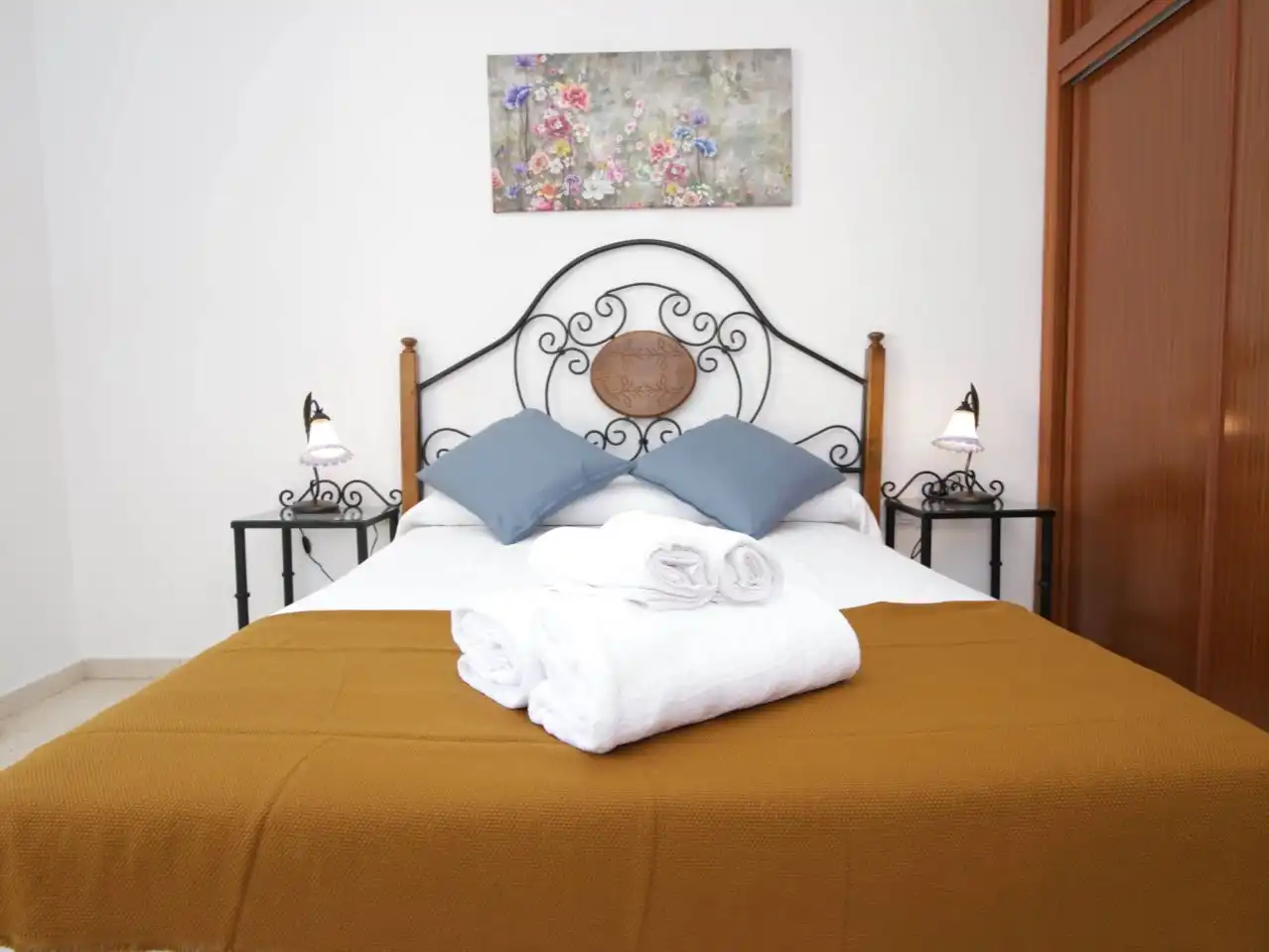 Schlafzimmer von Wohnung zur Miete in Rincón de la Victoria mit Klimaanlage, Terrasse und Balkon