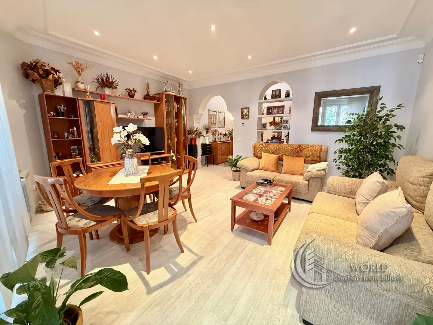 Wohnzimmer von Wohnung zum Verkauf in Madrid mit Klimaanlage, Heizung und Möbliert