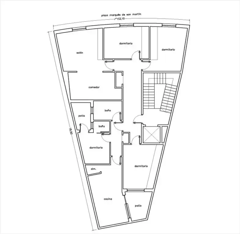 Piso en venta en A Coruña Capital  con Trastero y Alarma