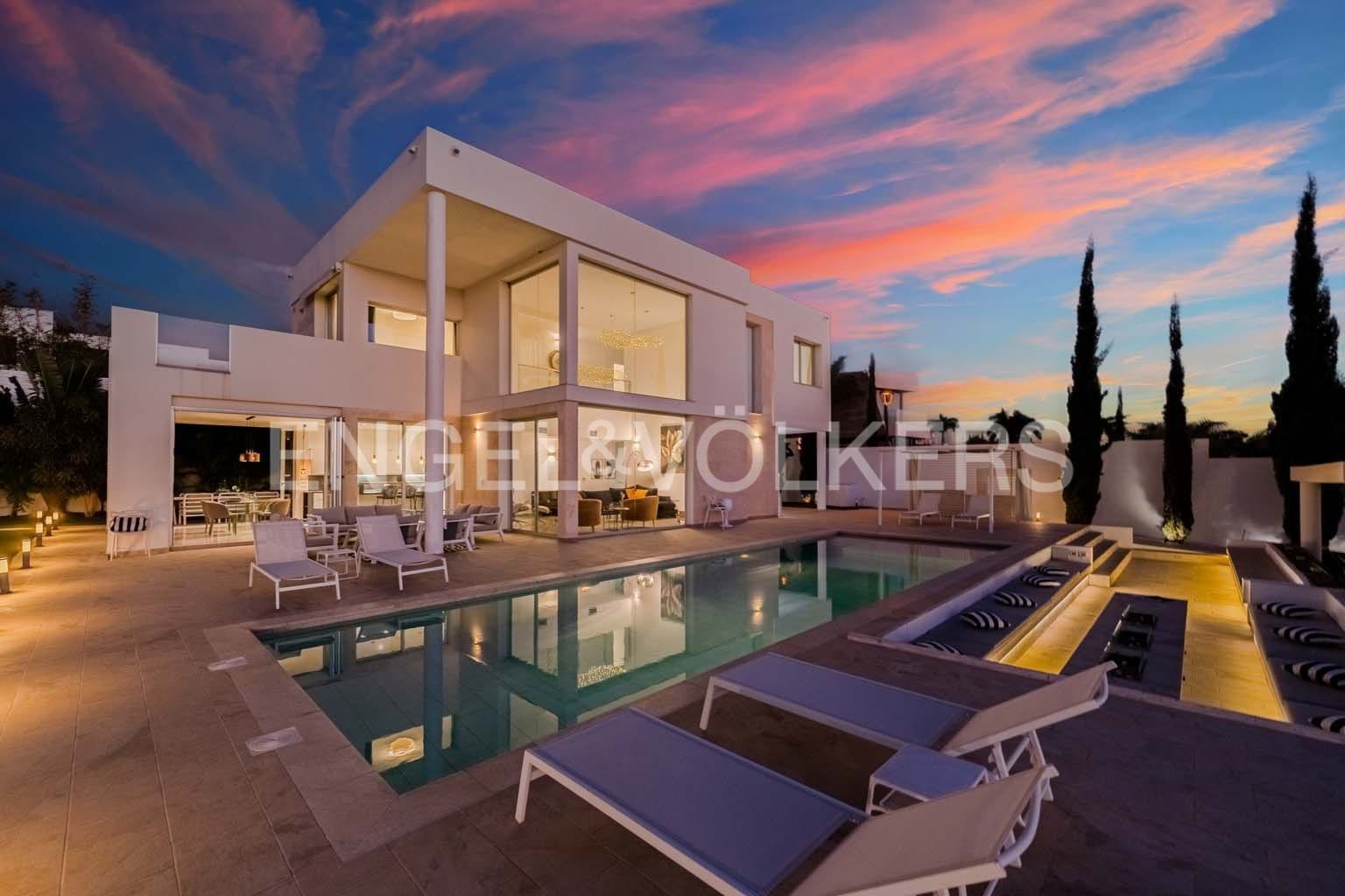 Exterior view of Houses for sale in Adeje  with Air Conditioner, Terrace and Swimming Pool