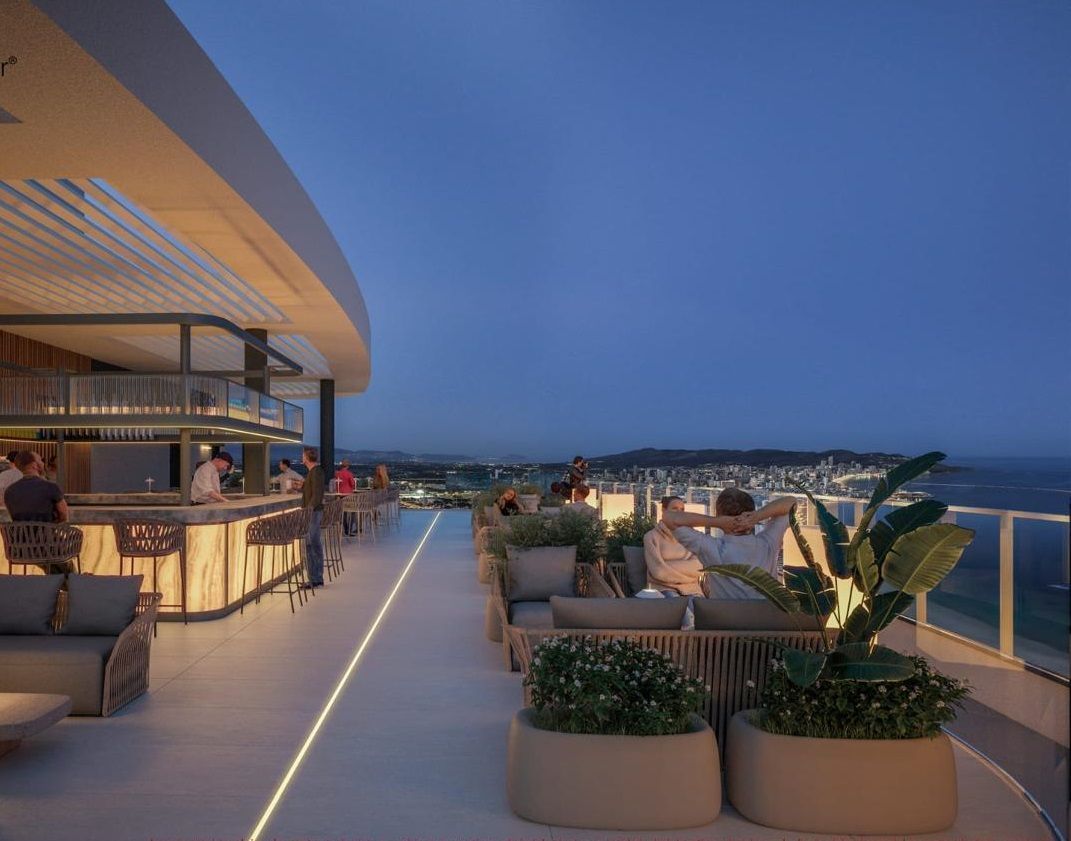 Terrace of Apartment for sale in Benidorm  with Air Conditioner, Storage room and Community pool