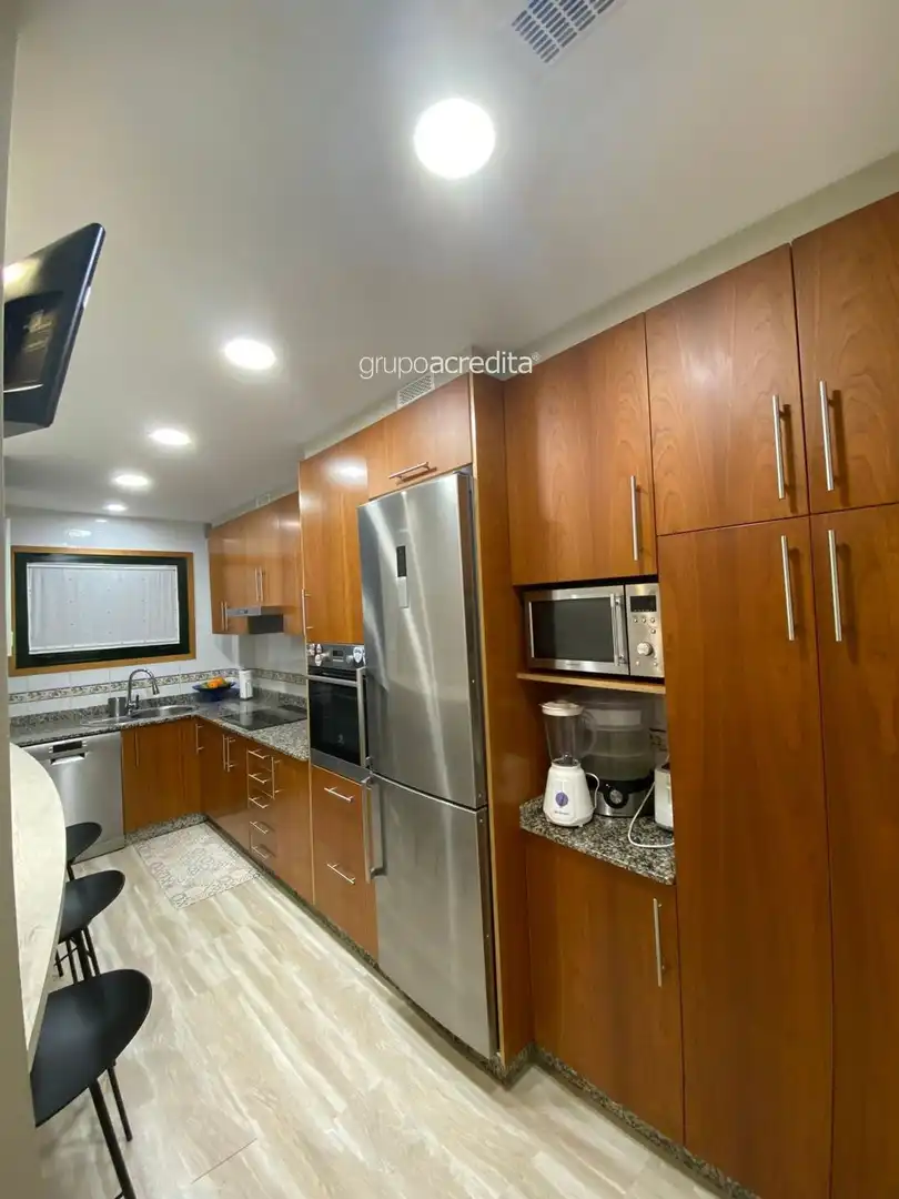 Kitchen of Flat for sale in Teo  with Heating, Parquet flooring and Storage room