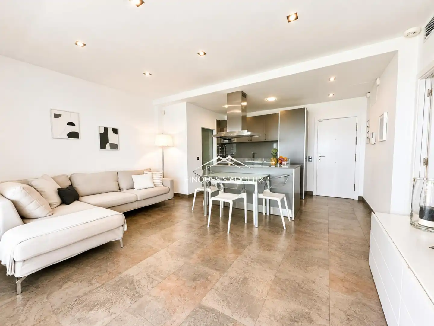 Living room of Flat for sale in Castell d'Aro, Platja d'Aro i s'Agaró  with Air Conditioner, Heating and Private garden