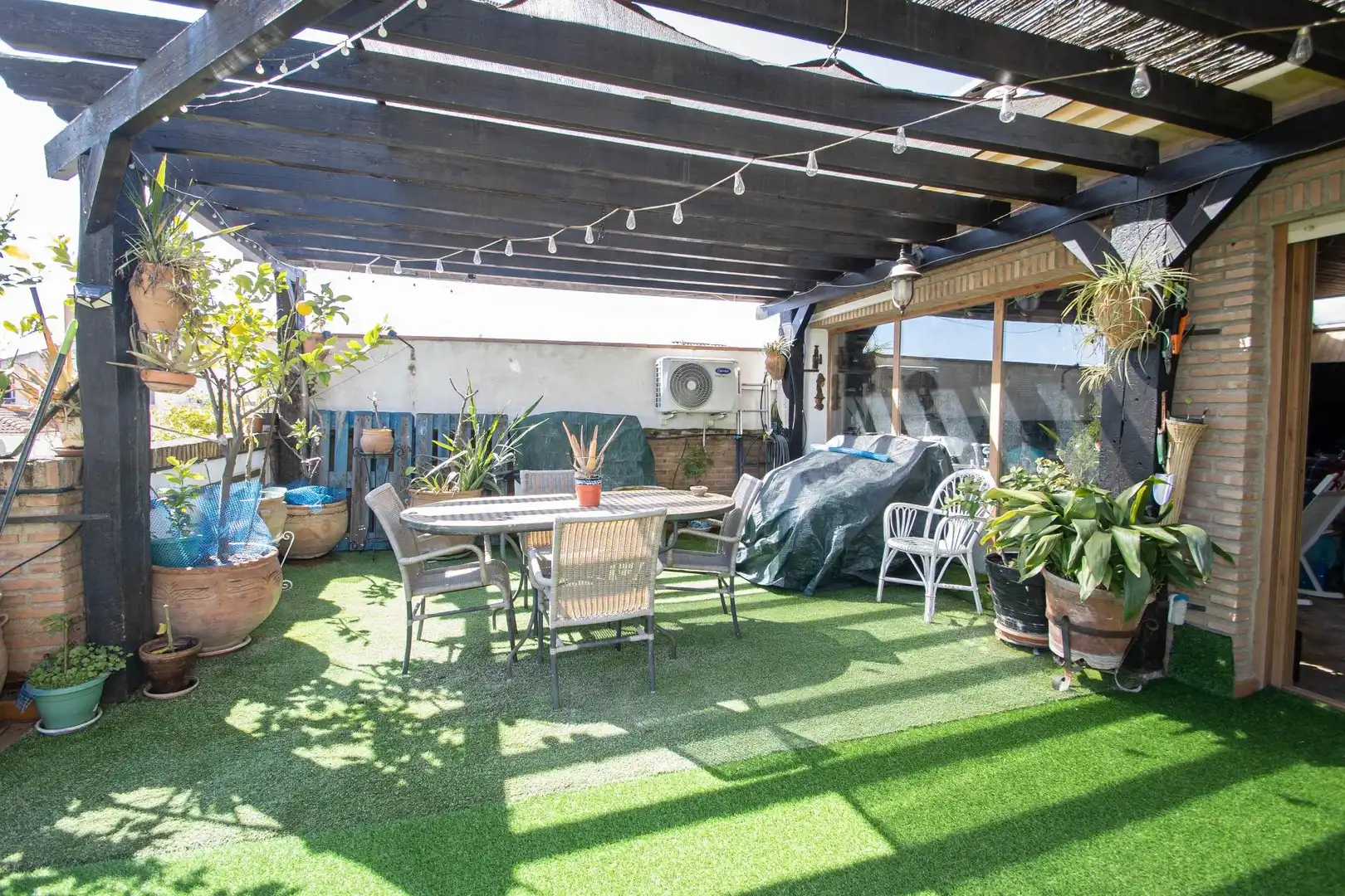 Terraza de Casa o chalet en venta en Peligros con Aire acondicionado, Calefacción y Jardín privado