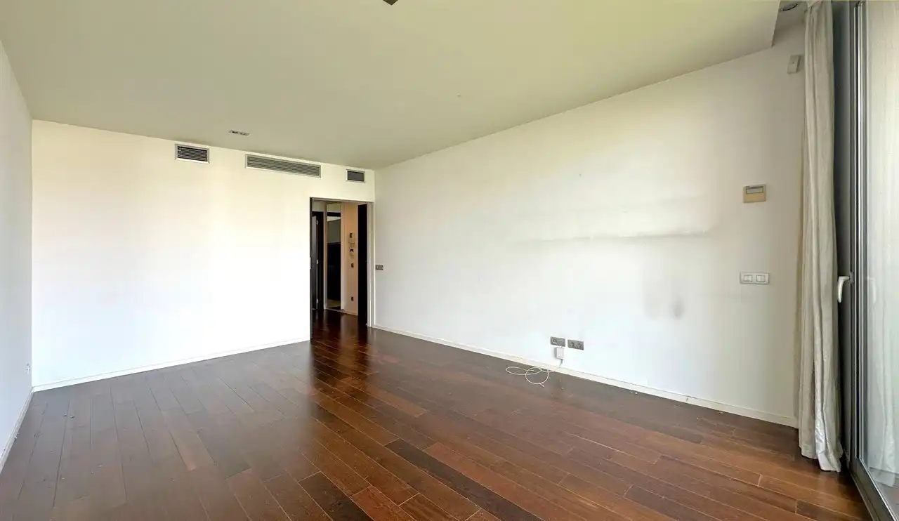 Sala de estar de Piso en venta en Barcelona con Aire acondicionado, Parquet y Terraza