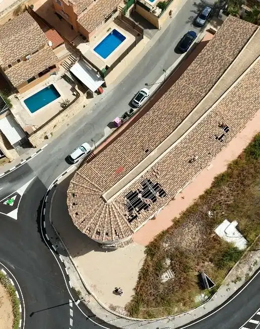 Vista exterior de Apartament en venda en Relleu amb Aire condicionat, Terrassa i Moblat