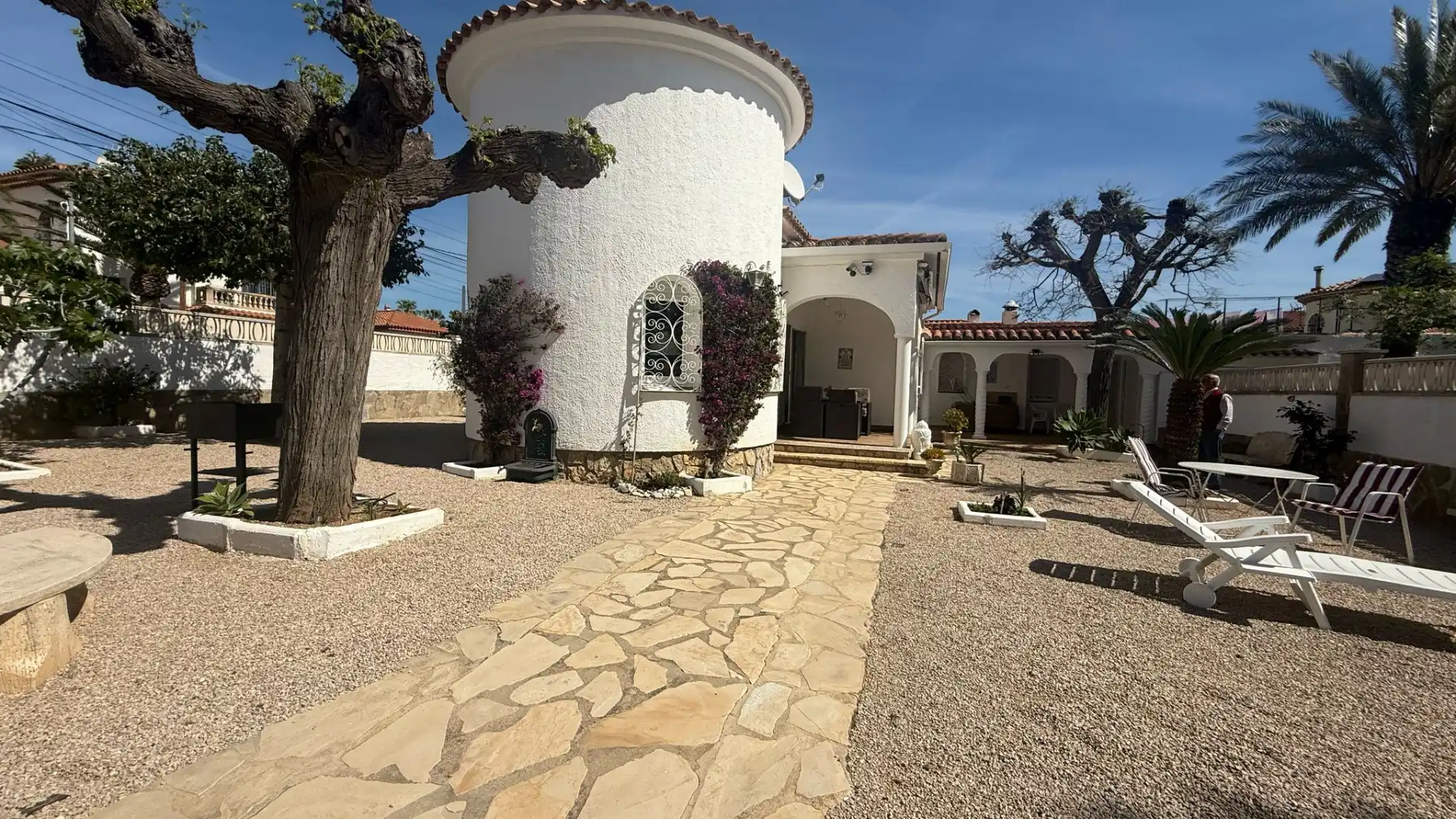 Vista exterior de Casa o chalet en venta en Mont-roig del Camp con Jardín privado y Terraza