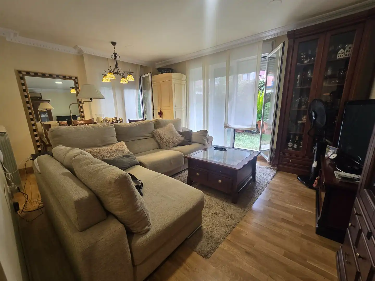 Sala d'estar de Apartament en venda en Villamediana de Iregua amb Calefacció, Jardí privat i Terrassa
