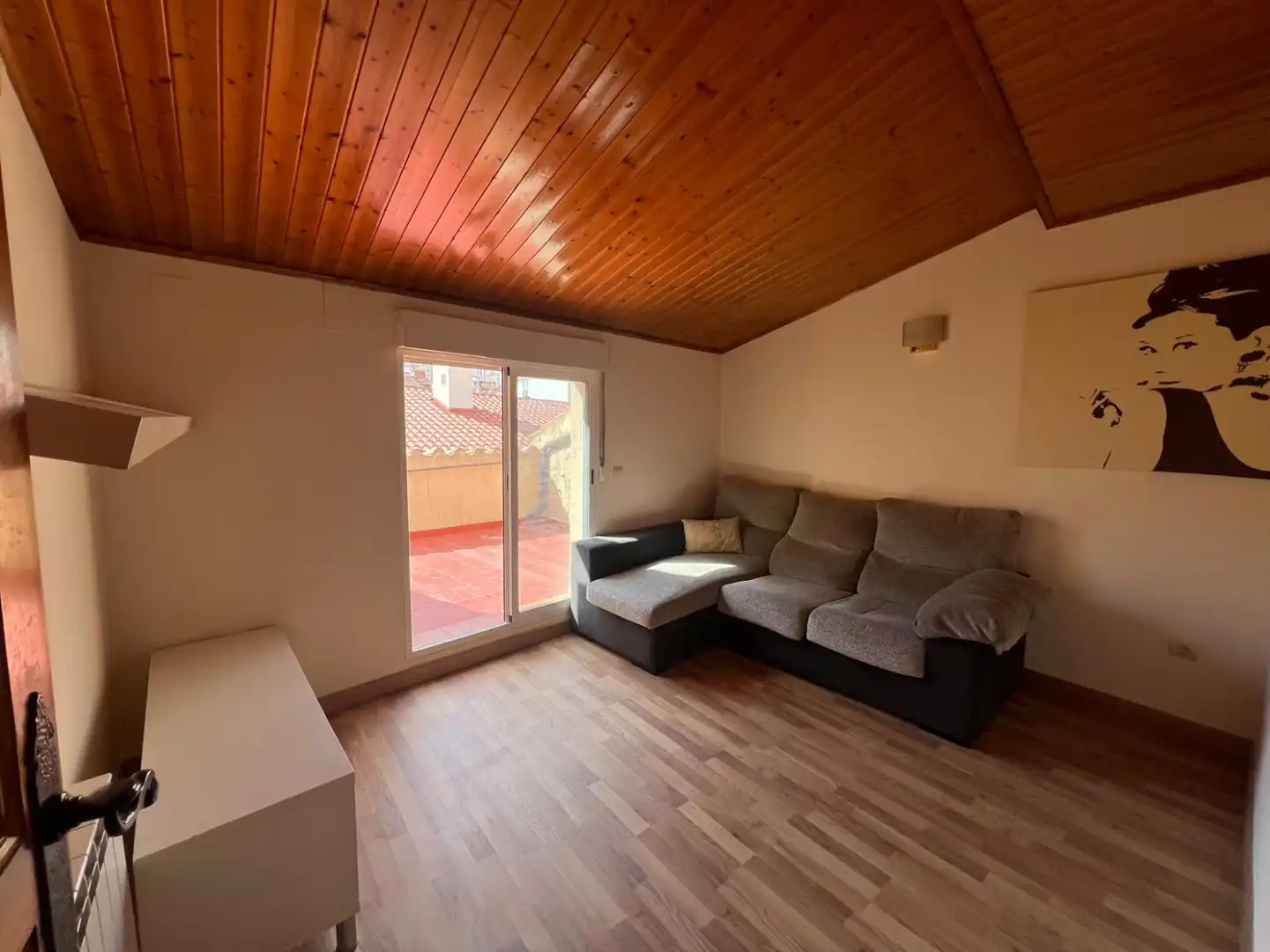 Living room of Attic for sale in  Logroño  with Heating, Parquet flooring and Terrace