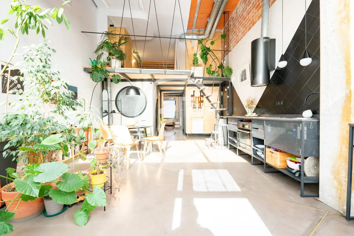 Cocina de Dúplex de alquiler en Madrid con Calefacción, Amueblado y Horno