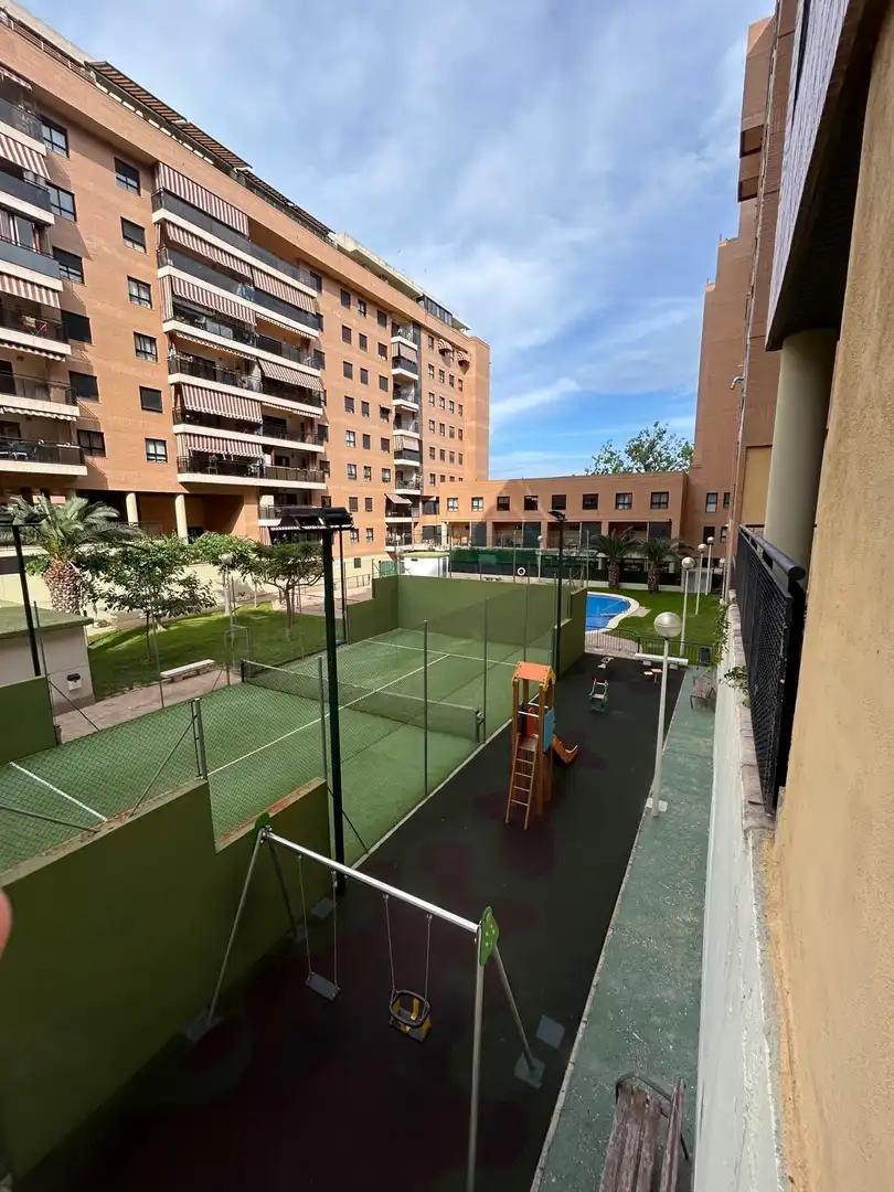 Swimming pool of Apartments for rent in Gandia  with Air Conditioner, Heating and Private garden
