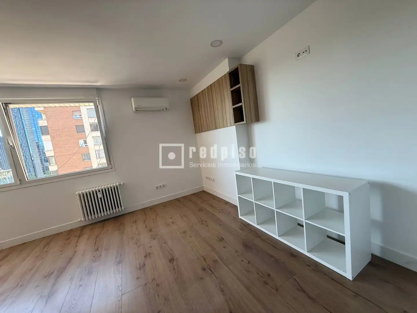 Schlafzimmer von Loft zur Miete in Madrid mit Klimaanlage