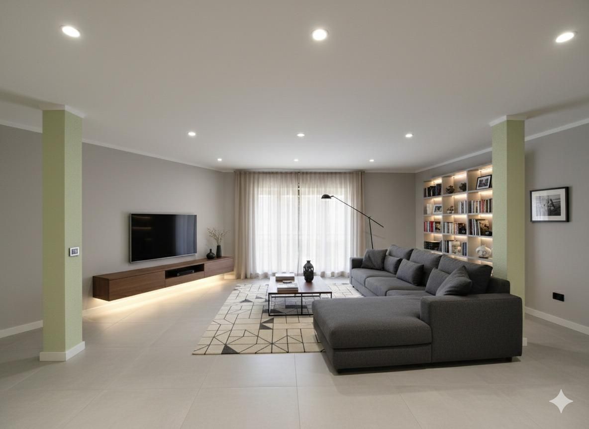 Living room of Flat for sale in  Valencia Capital  with Air Conditioner and Balcony