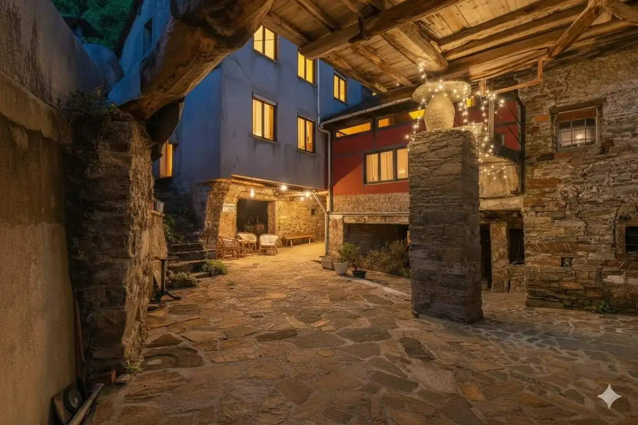 Terrassa de Casa o xalet en venda en Cangas del Narcea amb Calefacció, Jardí privat i Terrassa