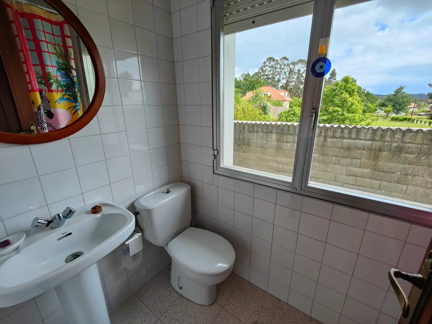 Baño de Casa o chalet en venta en Rianxo con Calefacción, Jardín privado y Parquet
