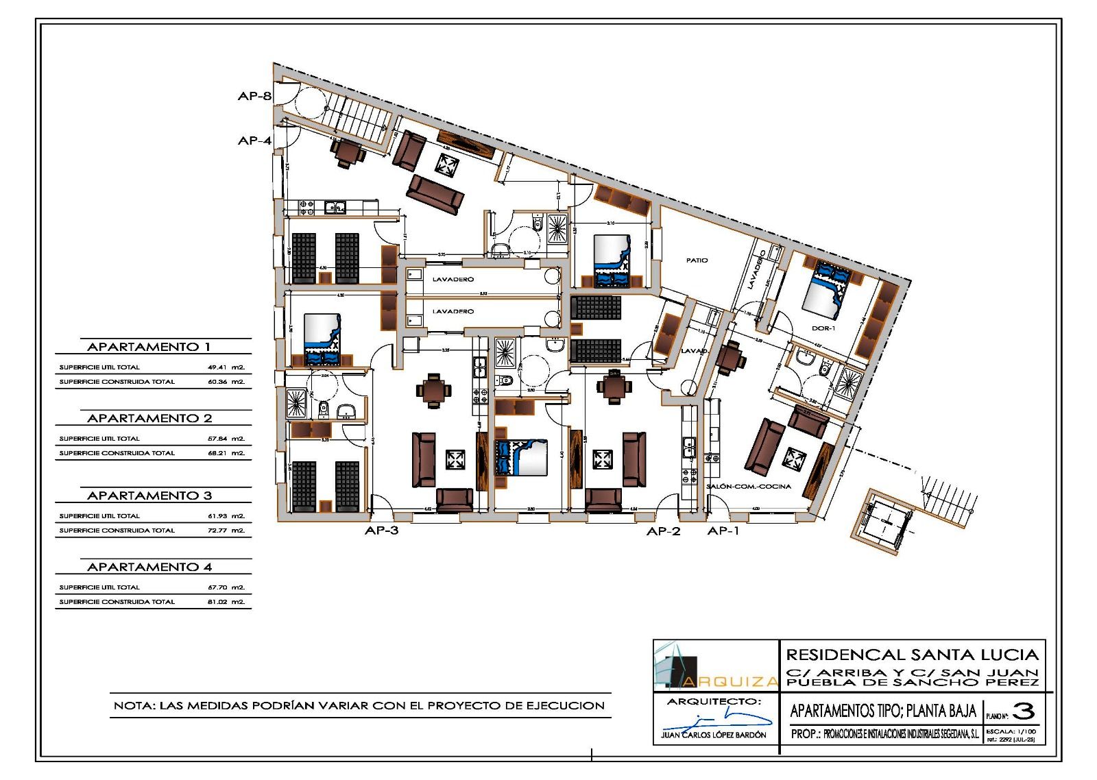 Apartment for sale in Puebla de Sancho Pérez  with Air Conditioner, Heating and Furnished