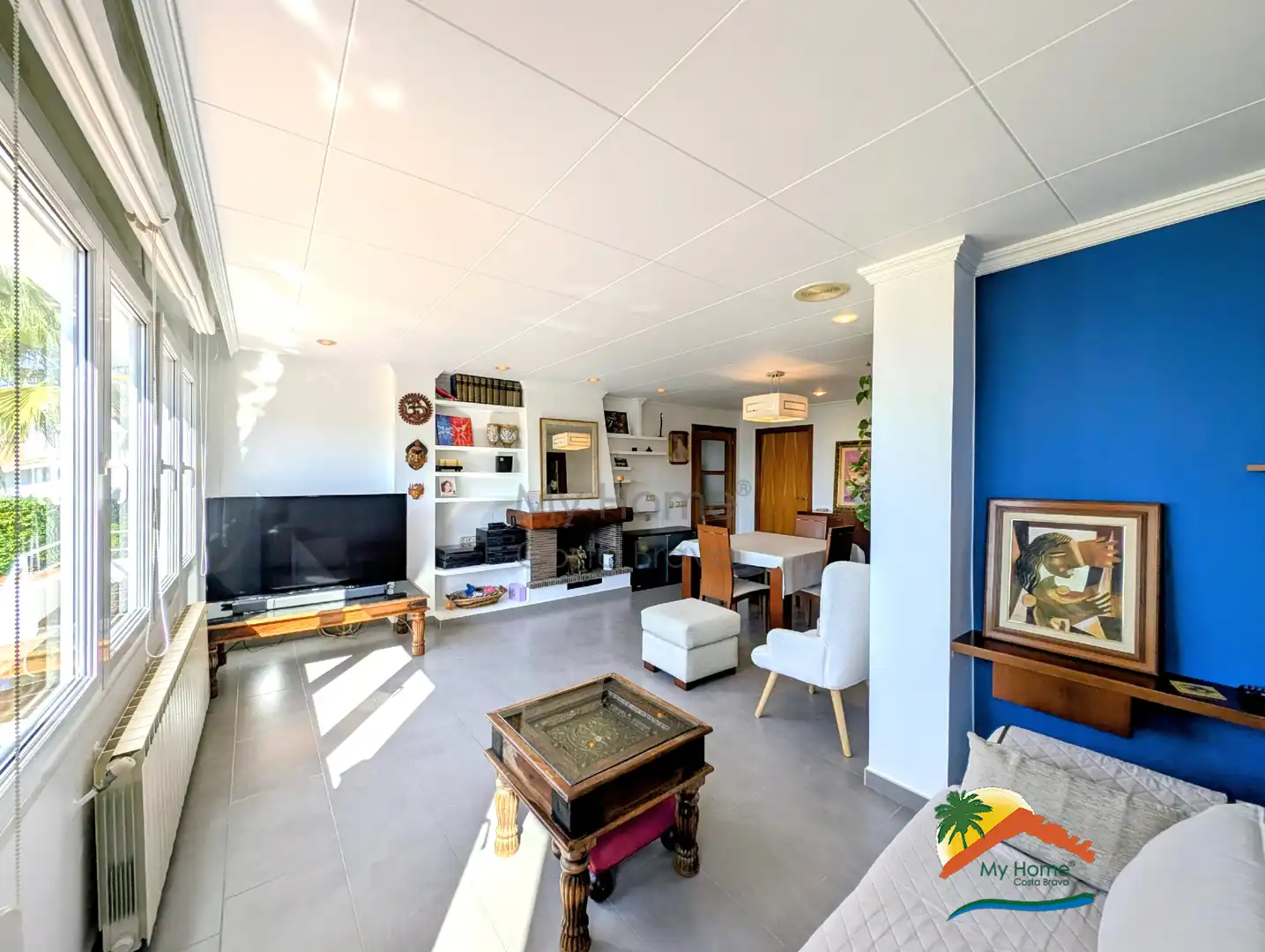 Sala de estar de Casa o chalet en venta en Lloret de Mar con Aire acondicionado, Calefacción y Jardín privado