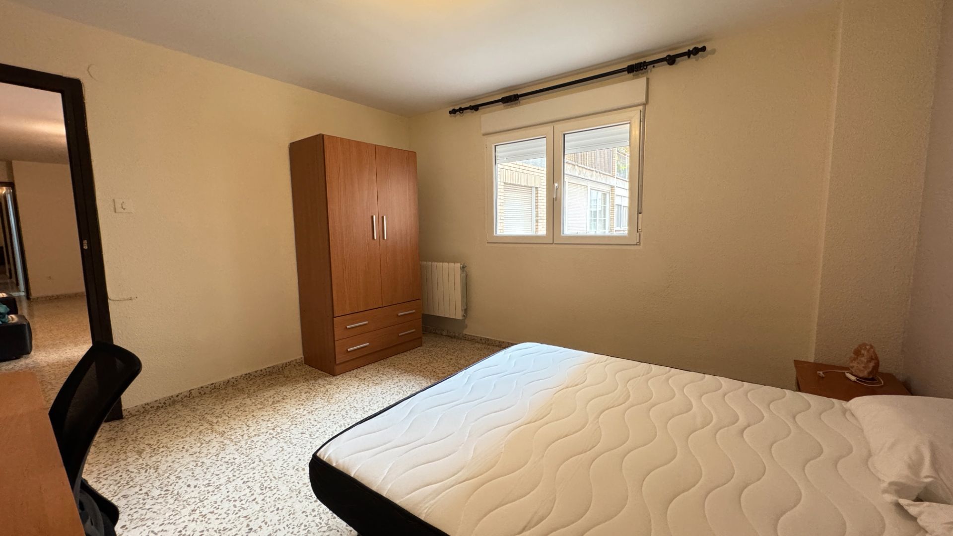 Bedroom of Flat to share in  Granada Capital  with Heating, Furnished and Washing machine