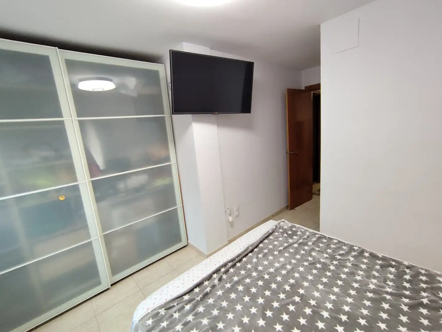 Schlafzimmer von Wohnung zum Verkauf in Vilanova del Camí mit Klimaanlage, Möbliert und Ofen