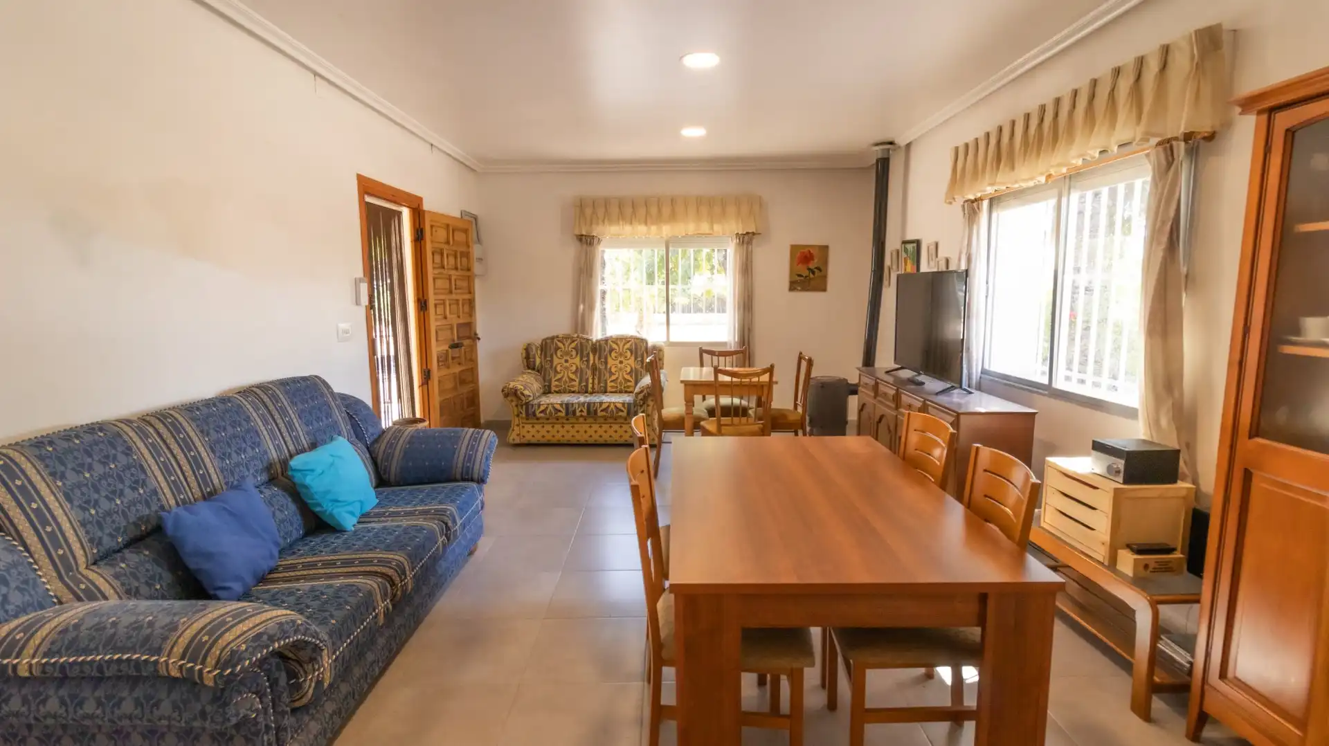 Sala de estar de Casa o chalet en venta en Elche / Elx con Aire acondicionado, Trastero y Amueblado