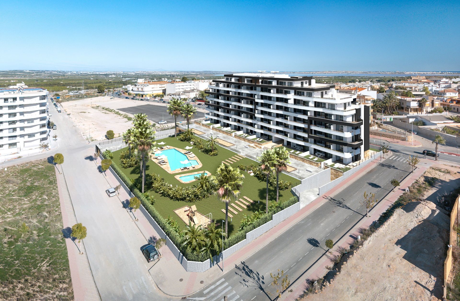 Vista exterior de Apartamento en venta en San Miguel de Salinas con Aire acondicionado, Terraza y Trastero