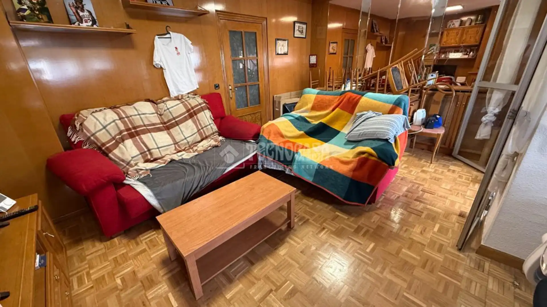 Living room of Flat for sale in  Madrid Capital  with Heating and Terrace