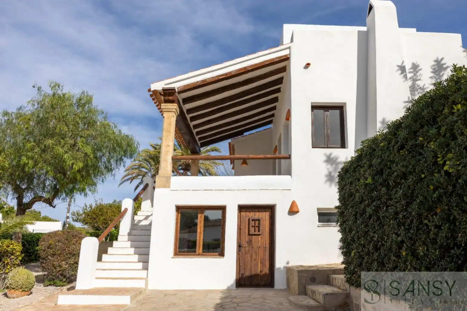 Vista exterior de Casa o xalet en venda en Jávea / Xàbia amb Aire condicionat, Terrassa i Piscina