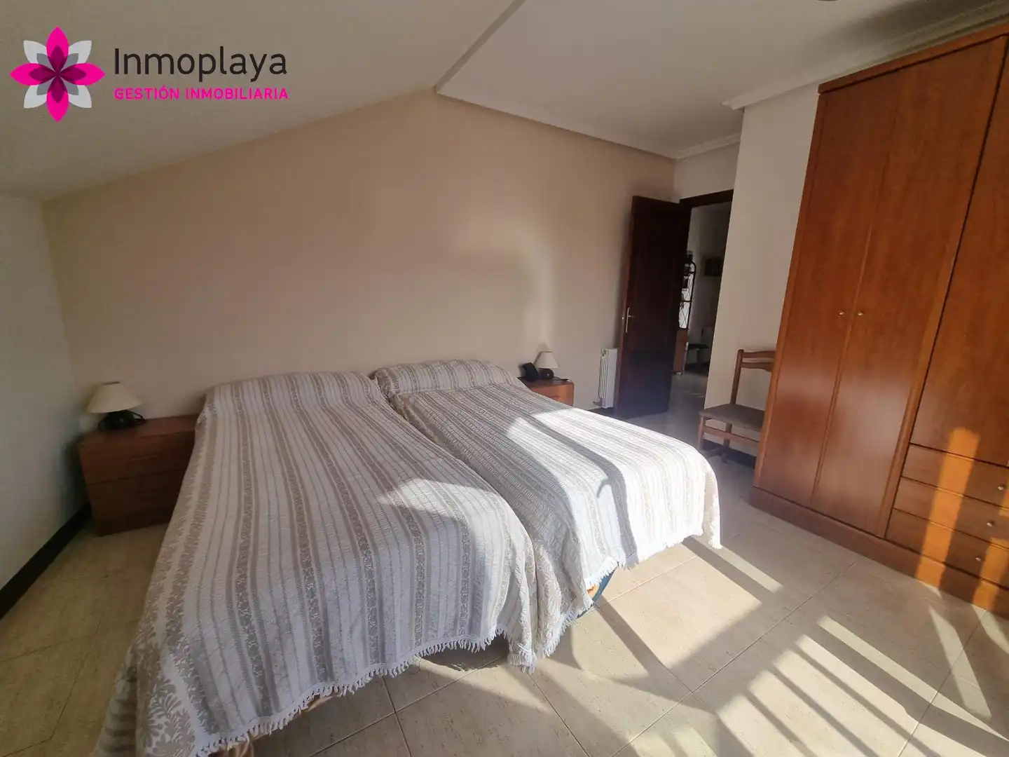 Bedroom of Flat for sale in Noja  with Heating, Terrace and Furnished