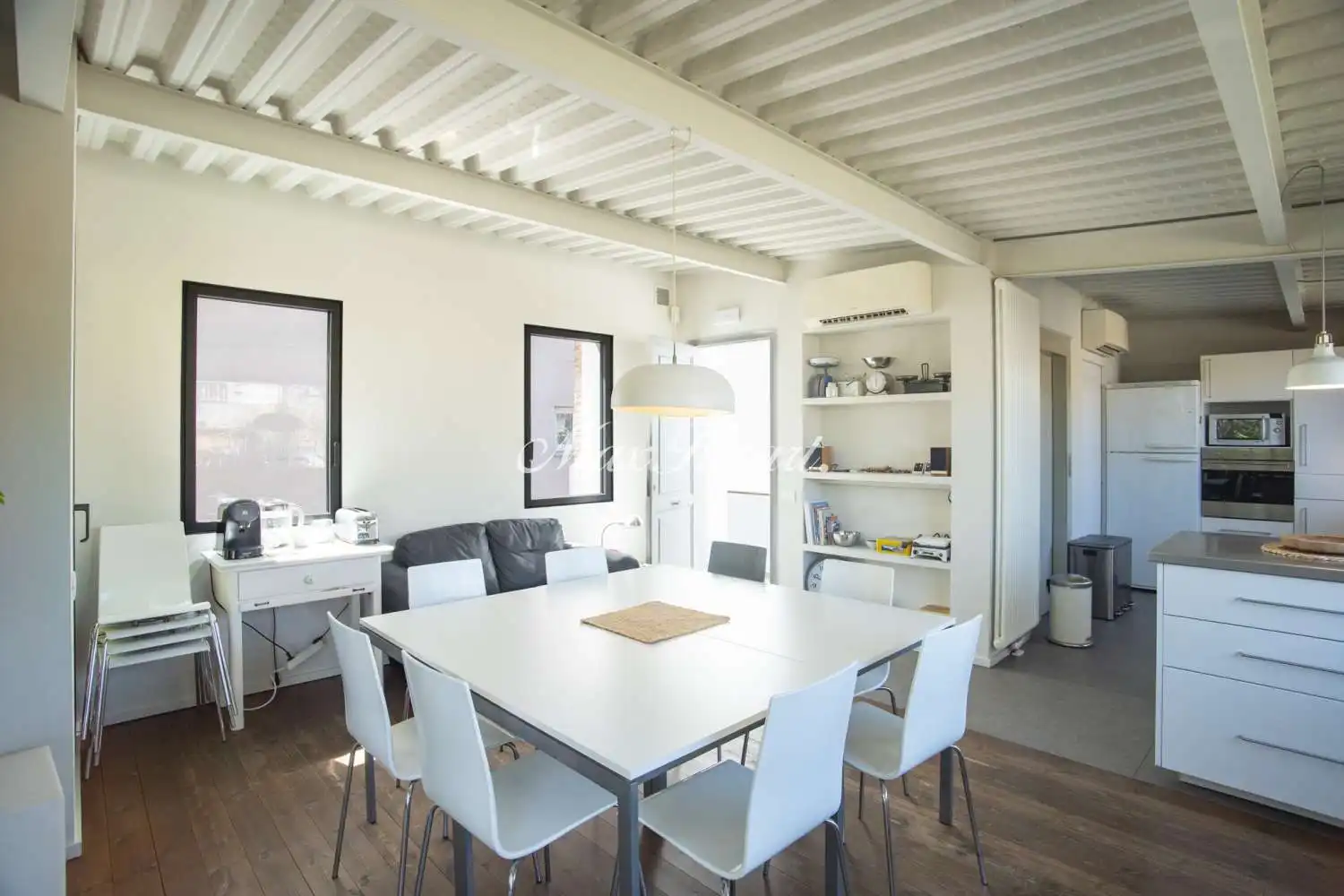 Esszimmer von Büro zur Miete in Barcelona mit Klimaanlage, Heizung und Terrasse